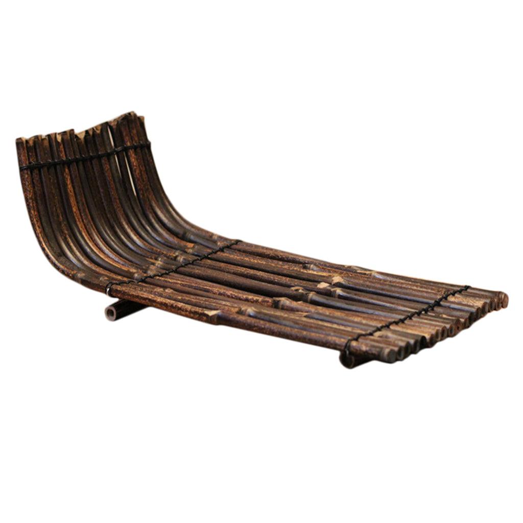 Maxbell 1 Piece Bamboo Raft Tray Purple Bamboo Boat Type Tea Accessories XL - Aladdin Shoppers