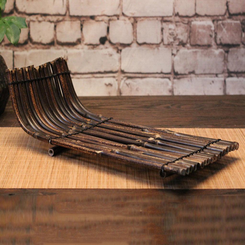 Maxbell 1 Piece Bamboo Raft Tray Purple Bamboo Boat Type Tea Accessories XL - Aladdin Shoppers