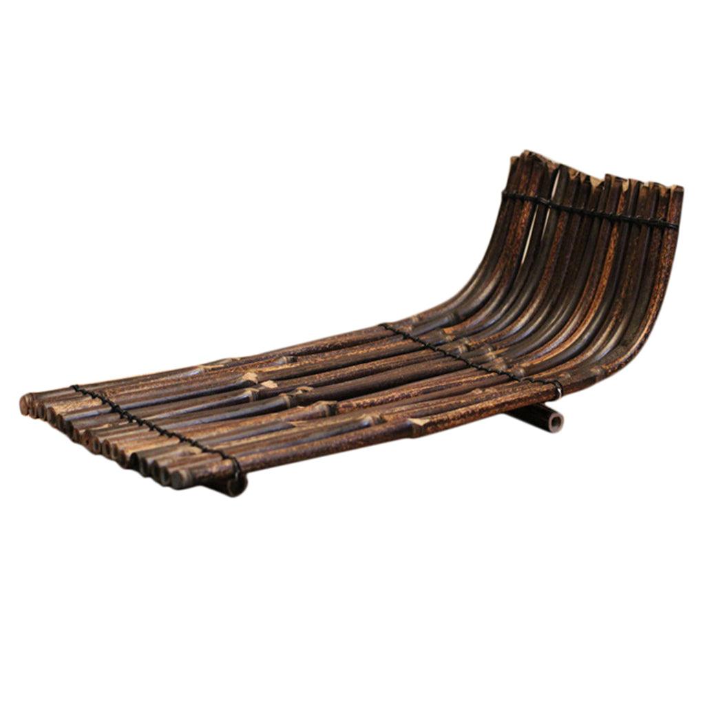 Maxbell 1 Piece Bamboo Raft Tray Purple Bamboo Boat Type Tea Accessories XL - Aladdin Shoppers