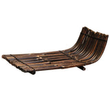 Maxbell 1 Piece Bamboo Raft Tray Purple Bamboo Boat Type Tea Accessories XL - Aladdin Shoppers