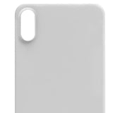 Maxbell 1 Piece Case Tempered Glass Protector Back Cover white - Aladdin Shoppers