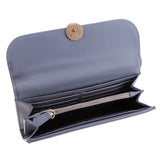 Maxbell 1 Piece Korea style Leather Clasp handbag Wallet For Women Ladies Blue - Aladdin Shoppers