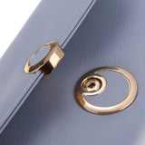 Maxbell 1 Piece Korea style Leather Clasp handbag Wallet For Women Ladies Blue - Aladdin Shoppers