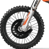 Maxbell 1 Piece Motorcycle Front Disc Brake Cover for 125 150 250 300 450 Black - Aladdin Shoppers