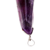 Maxbell 1 Piece Natural Amethyst Crystal Stone Pendant Handmade Reiki Lucky Necklace Pendant Woman Gift - Aladdin Shoppers