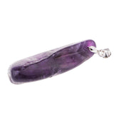 Maxbell 1 Piece Natural Amethyst Crystal Stone Pendant Handmade Reiki Lucky Necklace Pendant Woman Gift - Aladdin Shoppers