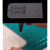 Maxbell 1 Piece Useful DIY Leather Tool Circle Corner Template for Leathercraft Supplies - Aladdin Shoppers