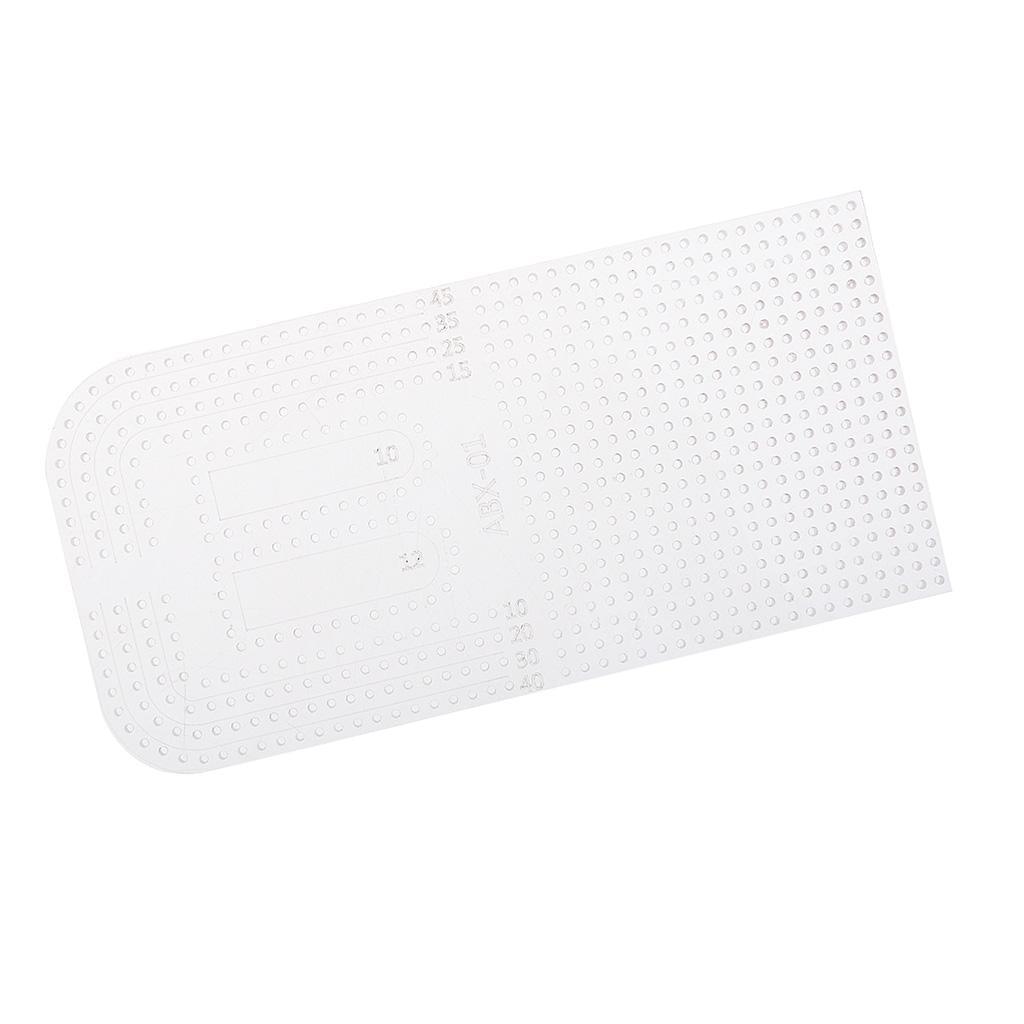 Maxbell 1 Piece Useful DIY Leather Tool Circle Corner Template for Leathercraft Supplies - Aladdin Shoppers