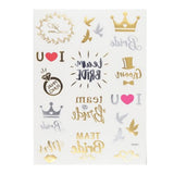 Maxbell 1 Sheet Doll Skull Body Decal Stickers Pattern for 1/6 Blythe Dolls DIY J - Aladdin Shoppers