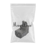 Maxbell 1 x IEC320-C14 to C7 Right Angle 90 Degree Angled AC Power Adapter Extension - Aladdin Shoppers