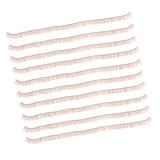 Maxbell 10 Piece DIY Doll False Eyelashes Strips For BJD Dolls Makeup 10mm Brown - Aladdin Shoppers