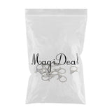 Maxbell 10 Pieces 33mm Large Silve Plated Bag Lobster Clasp Clips Snap Hooks For King Ring Necklace Bracelet Chain DIY Jewelry Findings - Aladdin Shoppers