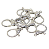 Maxbell 10 Pieces 33mm Large Silve Plated Bag Lobster Clasp Clips Snap Hooks For King Ring Necklace Bracelet Chain DIY Jewelry Findings - Aladdin Shoppers