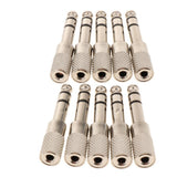 Maxbell 10 Pieces 6.5mm Male to 3.5mm Female Stereo Audio Headphone Jack Adapter - Aladdin Shoppers