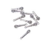 Maxbell 10 Pieces Alloy Microphone Model 1/12 Dollhouse Miniature Music Room Decor - Aladdin Shoppers