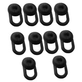 Maxbell 10 Pieces Earphone Silicone Earbud for Headset Horn Diameter of 7-12mm black - Aladdin Shoppers