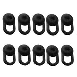 Maxbell 10 Pieces Earphone Silicone Earbud for Headset Horn Diameter of 7-12mm black - Aladdin Shoppers