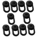 Maxbell 10 Pieces Earphone Silicone Earbud for Headset Horn Diameter of 7-12mm black - Aladdin Shoppers