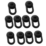 Maxbell 10 Pieces Earphone Silicone Earbud for Headset Horn Diameter of 7-12mm black - Aladdin Shoppers