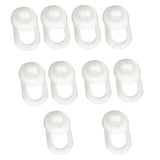 Maxbell 10 Pieces Earphone Silicone Earbud for Headset Horn Diameter of 7-12mm white - Aladdin Shoppers