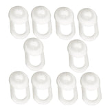 Maxbell 10 Pieces Earphone Silicone Earbud for Headset Horn Diameter of 7-12mm white - Aladdin Shoppers