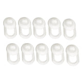 Maxbell 10 Pieces Earphone Silicone Earbud for Headset Horn Diameter of 7-12mm white - Aladdin Shoppers