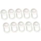Maxbell 10 Pieces Earphone Silicone Earbud for Headset Horn Diameter of 7-12mm white - Aladdin Shoppers
