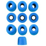 Maxbell 10 Pieces Noise Reduction Memory Foam Earbud Tips 4.9mm Medium Blue - Aladdin Shoppers