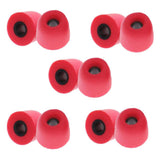 Maxbell 10 Pieces Noise Reduction Memory Foam Earbud Tips 4.9mm Medium Red - Aladdin Shoppers