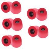 Maxbell 10 Pieces Noise Reduction Memory Foam Earbud Tips 4.9mm Medium Red - Aladdin Shoppers