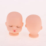 Maxbell 10 Pieces Red Lips Sleeping Doll Heads Sculpt For Mini Keychain Toy DIY Custom Body Parts - Aladdin Shoppers