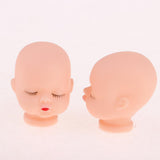 Maxbell 10 Pieces Red Lips Sleeping Doll Heads Sculpt For Mini Keychain Toy DIY Custom Body Parts - Aladdin Shoppers