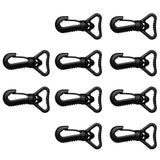 Maxbell 10 Pieces Small Compact Plastic Swivel Snap Hook Clip for 25mm Scuba Diving Webbing Gear Replacement - Aladdin Shoppers