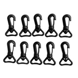 Maxbell 10 Pieces Small Compact Plastic Swivel Snap Hook Clip for 25mm Scuba Diving Webbing Gear Replacement - Aladdin Shoppers
