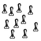 Maxbell 10 Pieces Small Compact Plastic Swivel Snap Hook Clip for 25mm Scuba Diving Webbing Gear Replacement - Aladdin Shoppers