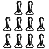 Maxbell 10 Pieces Small Compact Plastic Swivel Snap Hook Clip for 25mm Scuba Diving Webbing Gear Replacement - Aladdin Shoppers