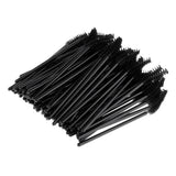 Maxbell 100 Disposable Eyelash Extension Brushes Set, Eye Lash Comb Spiral Mascara Wands Applicators Makeup Kit - Black - Aladdin Shoppers