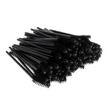 Maxbell 100 Disposable Eyelash Extension Brushes Set, Eye Lash Comb Spiral Mascara Wands Applicators Makeup Kit - Black - Aladdin Shoppers