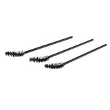 Maxbell 100 Disposable Eyelash Extension Brushes Set, Eye Lash Comb Spiral Mascara Wands Applicators Makeup Kit - Black - Aladdin Shoppers
