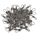 Maxbell 100 Mixed Size Barrel Swivels Connector Coarse Carp Sea Fishing Hook Tackle - Aladdin Shoppers
