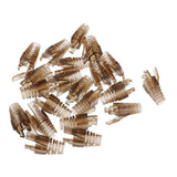 Maxbell 100-Pack CAT5E CAT6 RJ45 Ethernet Network Cable Strain Relief Boots Brown - Aladdin Shoppers