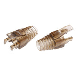 Maxbell 100-Pack CAT5E CAT6 RJ45 Ethernet Network Cable Strain Relief Boots Brown - Aladdin Shoppers