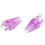 Maxbell 100-Pack CAT5E CAT6 RJ45 Ethernet Network Cable Strain Relief Boots Purple - Aladdin Shoppers