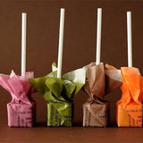 Maxbell 100 Paper Lollipop Sticks Chocolate Supplies Cake Pops Decor 10cm / 3.94'' - Aladdin Shoppers