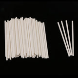 Maxbell 100 Paper Lollipop Sticks Chocolate Supplies Cake Pops Decor 10cm / 3.94'' - Aladdin Shoppers