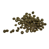 Maxbell 100 Pcs Antique Bronze Bicone Pattern Alloy Spacer Beads Loose Beads DIY Bracelet Findings - Aladdin Shoppers