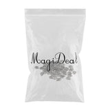 Maxbell 100 Pcs Tibetan Silver Hollow Out OM Yoga Round Charms DIY Necklace Making - Aladdin Shoppers