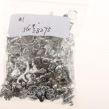 Maxbell 100 Piece Antique Silver Beads Pendant DIY Craft Making Finding Assorted Shape Handmade - Aladdin Shoppers