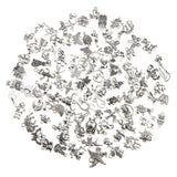 Maxbell 100 Piece Antique Silver Beads Pendant DIY Craft Making Finding Assorted Shape Handmade - Aladdin Shoppers