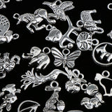 Maxbell 100 Piece Antique Silver Beads Pendant DIY Craft Making Finding Assorted Shape Handmade - Aladdin Shoppers